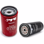 PPE Double Deep Spin On Transmission Filter 128059150 & 5 Micron Premium High-Efficiency Oil Filter 114000550 Compatible with 2001-2019 Chevy/GMC 6.6 LB7 LLY LBZ LMM LML L5P Duramax Diesel